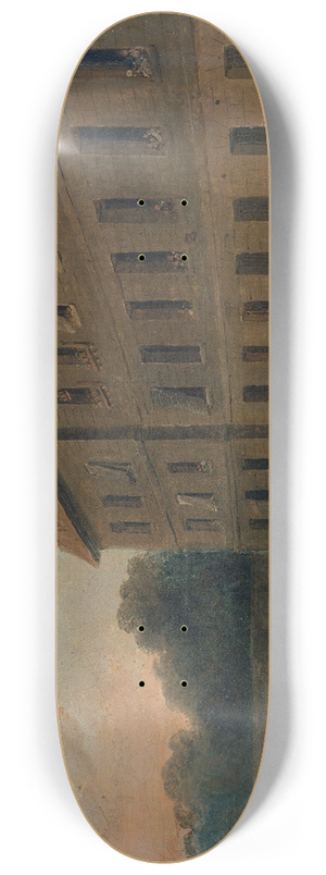 Hubert Robert - Rcration des prisonniers  Saint-Lazare; la partie de ballon 8.25 inch art skate deck