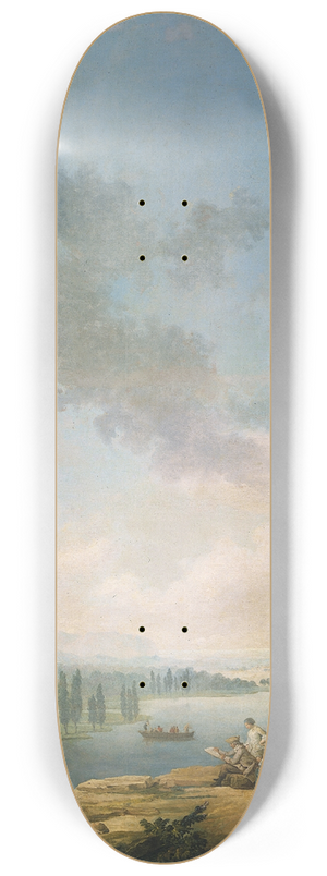 Hubert Robert - The Column 8.25 inch art skate deck