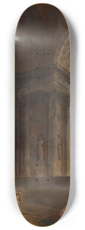 Hubert Robert - The Obelisk 8.25 inch art skate deck