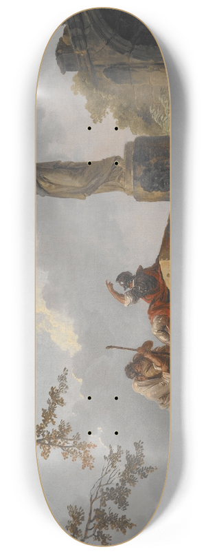 Hubert Robert - The Statue 8.25 inch art skate deck