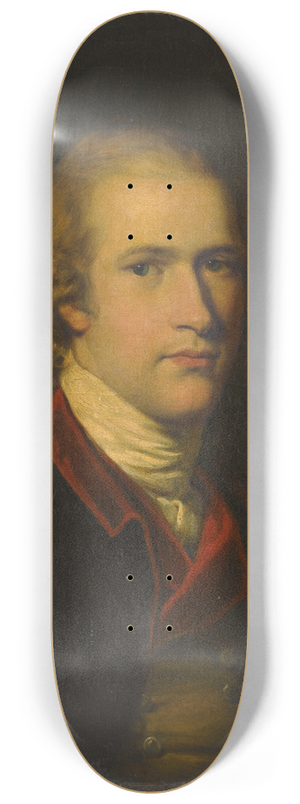 Hugh Douglas Hamilton - Portrait of a Gentleman 8.25 inch art skate deck