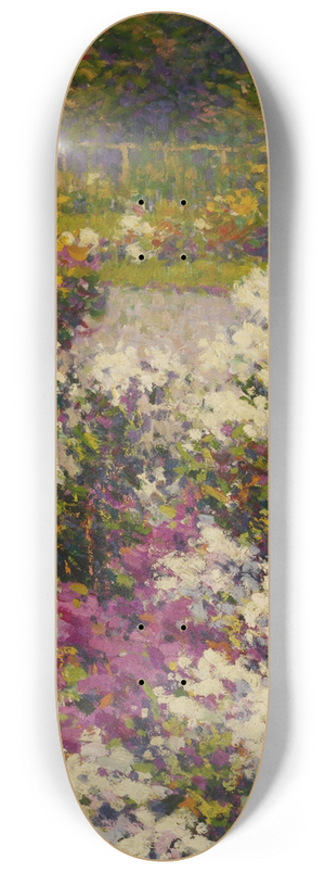 Hugh Henry Breckenridge - White Phlox 8.25 inch art skate deck