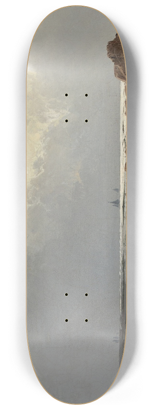 Alfred Thompson Bricher - Seascape 8.25 inch art skate deck