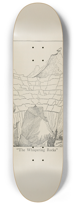 Hugh Lofting - The Whispering Rocks 8.25 inch art skate deck