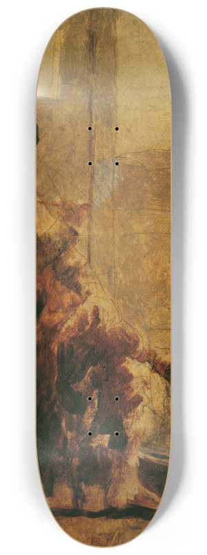 Hugo Charlemont - Sitzender Raucher 8.25 inch art skate deck