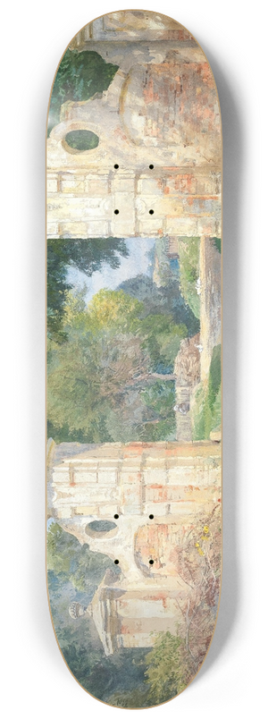 Hugo Darnaut - Motiv aus Plankenberg 8.25 inch art skate deck