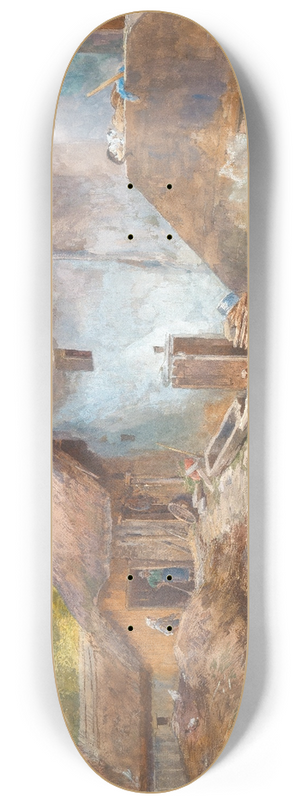 Hugo Darnaut - Niedersterreichischer Bauernhof 8.25 inch art skate deck