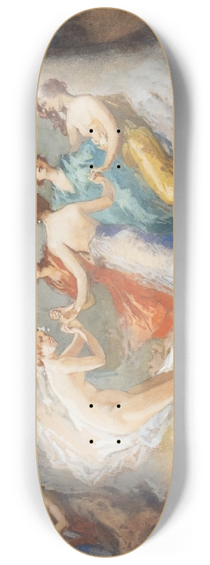 Hugo Lffler - The Dance Of The Nymphs 8.25 inch art skate deck
