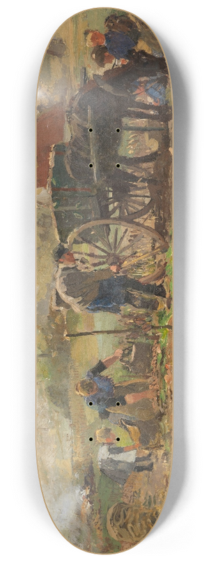 Hugo Mhlig - Bei der Ernte (Niederrhein) 8.25 inch art skate deck