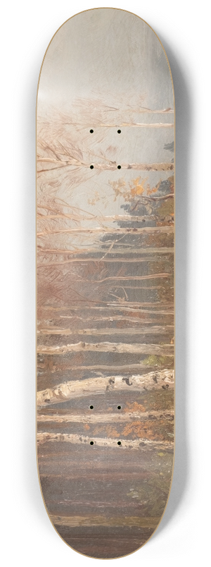 Hugo Mhlig - Birch forest 8.25 inch art skate deck