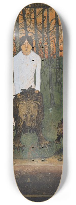 Hugo Simberg - The Fairy-Tale I 8.25 inch art skate deck