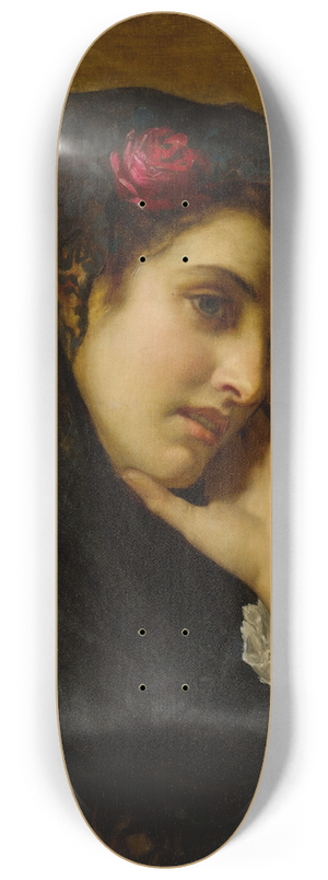 Hugues Merle - A Spanish Beauty 8.25 inch art skate deck