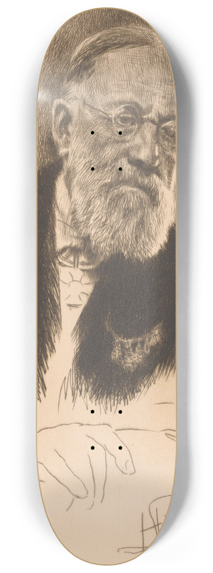 Huib Luns - Zelfportret 8.25 inch art skate deck Huib Luns - Zelfportret 8.25 inch art skate deck
