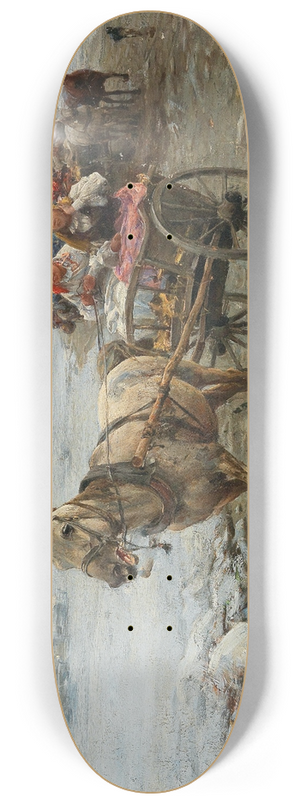 Alfred Von Wierusz-Kowalski - The Coach Journey 8.25 inch art skate deck