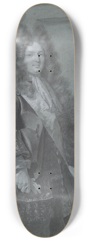 Hyacinthe Rigaud - Portrait of aGentleman 8.25 inch art skate deck Hyacinthe Rigaud - Portrait of aGentleman 8.25 inch art skate deck