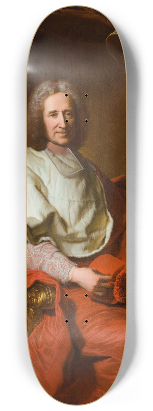 Hyacinthe Rigaud - Portrait of Cardinal Guillaume Dubois 8.25 inch art skate deck Hyacinthe Rigaud - Portrait of Cardinal Guillaume Dubois 8.25 inch art skate deck