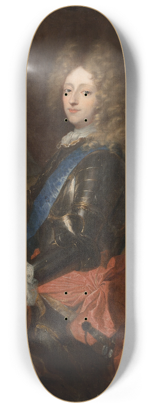 Hyacinthe Rigaud - Portrait of King Frederik IV as Prince 8.25 inch art skate deck Hyacinthe Rigaud - Portrait of King Frederik IV as Prince 8.25 inch art skate deck