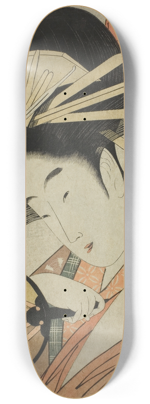 Ichirakutei Eisui - The Courtesan Hanaogi of the Ogiya 8.25 inch art skate deck