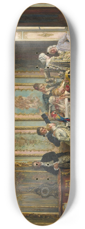 Ignacio De Len Y Escosura - The Rude Parrot 8.25 inch art skate deck