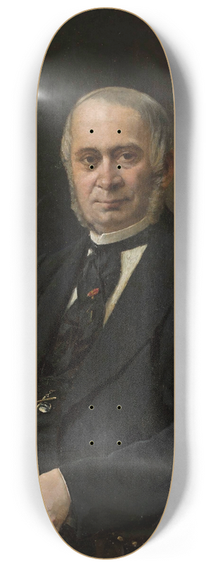 Ignacy Jasiski - Portrait of Aleksander Preys 8.25 inch art skate deck Ignacy Jasiski - Portrait of Aleksander Preys 8.25 inch art skate deck