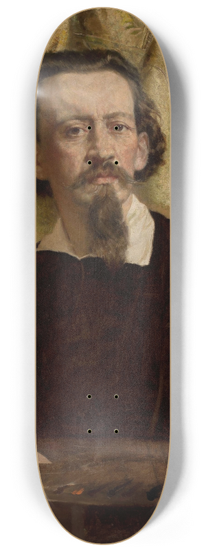 Ignacy Jasiski - Self-portrait 8.25 inch art skate deck Ignacy Jasiski - Self-portrait 8.25 inch art skate deck