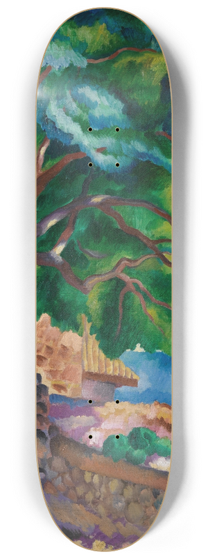 Ignaty Nivinsky - Gurzuf Landscape 8.25 inch art skate deck