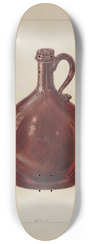 Alfred Walbeck - Bottle 8.25 inch art skate deck
