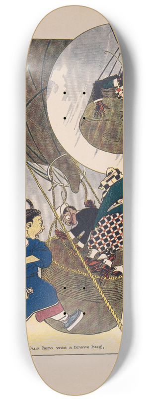 Ike Morgan - The Woggle-Bug book Pl.12 8.25 inch art skate deck