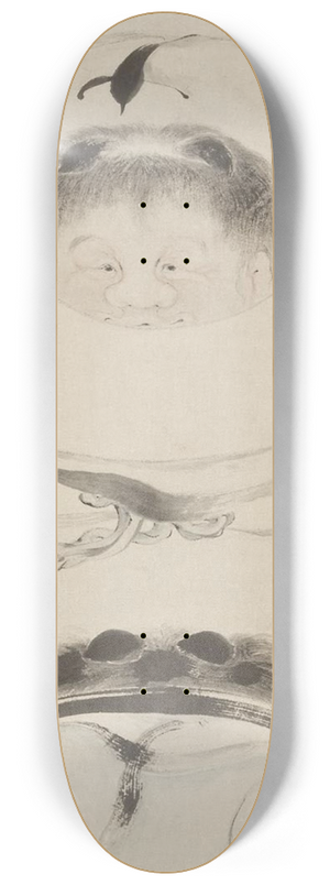 Ike Taiga - Kanzan-and-Jittoku 8.25 inch art skate deck