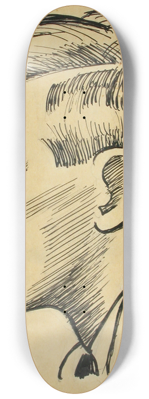Ilmari Aalto - Composer Uuno Klami, caricature 8.25 inch art skate deck