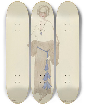 Triptych art skateboard deck of David Accessories_1 by David