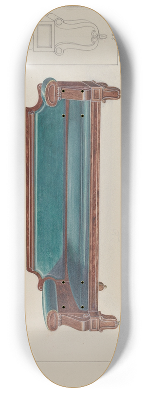 Alfred Walbeck - Settee 8.25 inch art skate deck