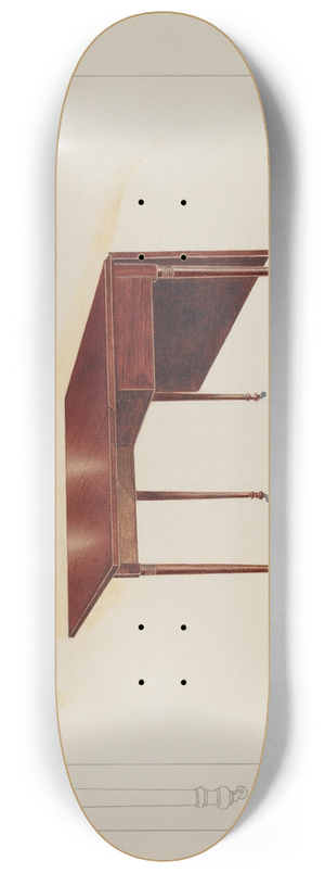Alfred Walbeck - Table 8.25 inch art skate deck