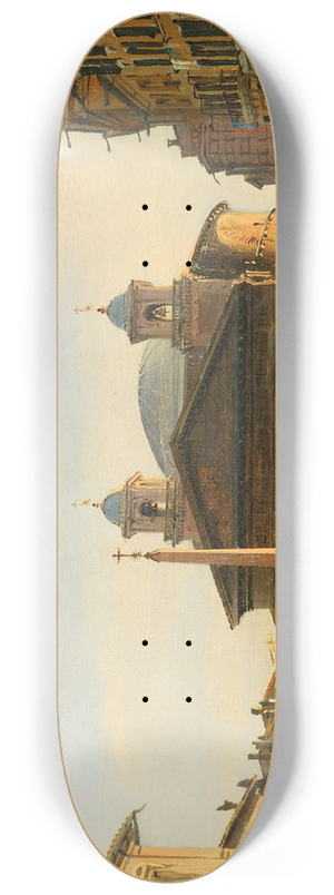 Ippolito Caffi - The Pantheon, Rome 8.25 inch art skate deck Ippolito Caffi - The Pantheon, Rome 8.25 inch art skate deck