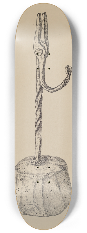 Irene Lawson - Rush Holder 8.25 inch art skate deck