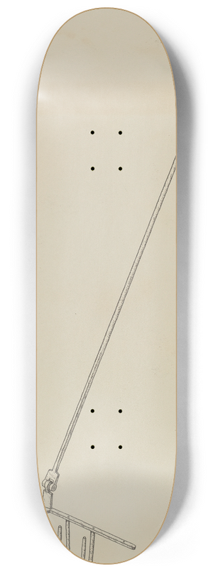 Irene Lawson - Toast Rack 8.25 inch art skate deck