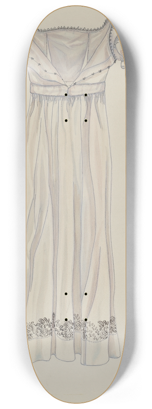 Irene M. Burge - Day Dress 8.25 inch art skate deck