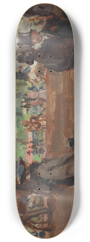 Isaac Israls - A busy day at Rotten Row, Hyde Park, London 8.25 inch art skate deck