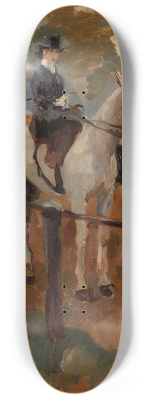 Isaac Israls - Amazone in Rotten Row, Hyde Park, London 8.25 inch art skate deck