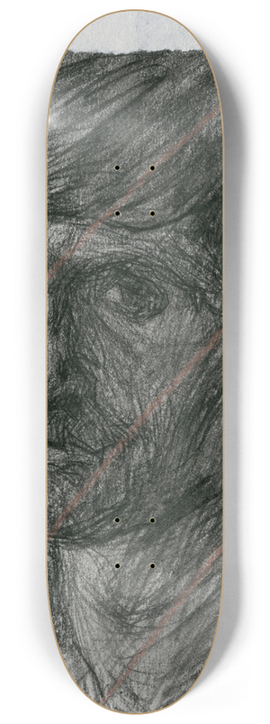 Isaac Israls - Kop van een man, portret van een arbeider 2 8.25 inch art skate deck