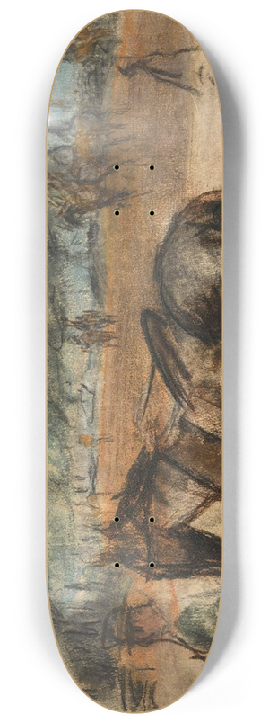 Isaac Israls - Rotten Row, Hyde Park 8.25 inch art skate deck