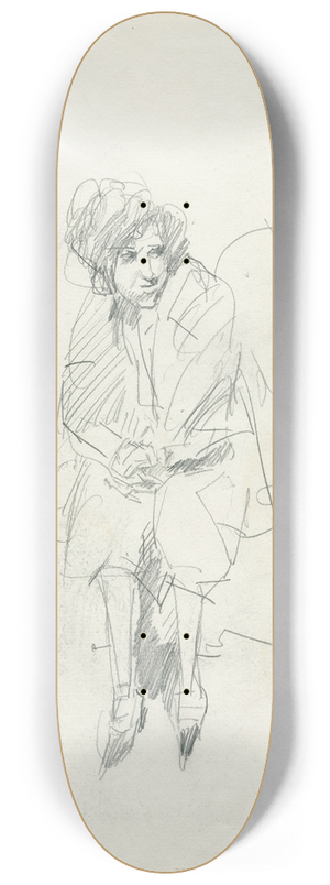 Isaac Israls - Zittende vrouw 8.25 inch art skate deck Isaac Israls - Zittende vrouw 8.25 inch art skate deck