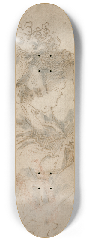 Isaac Oliver - An Angel 8.25 inch art skate deck