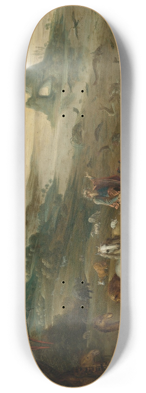 Isaac Van Oosten - God Creating The Animals Of The World 8.25 inch art skate deck