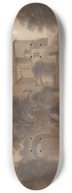 Isaac Weld - Castello Malespina Appennines 8.25 inch art skate deck