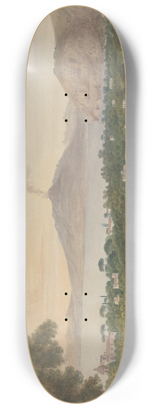 Isaac Weld - Vesuvius Across the Bay of Naples 8.25 inch art skate deck Isaac Weld - Vesuvius Across the Bay of Naples 8.25 inch art skate deck