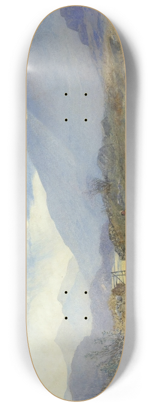 Alfred William Hunt - Capel CurigWith Snowdon And The Glyders In The Distance, North Wales 8.25 inch art skate deck Alfred William Hunt - Capel CurigWith Snowdon And The Glyders In The Distance, North Wales 8.25 inch art skate deck