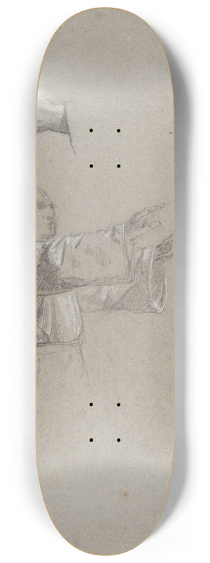 Isidore Pils - Cleric with Raised Arms 8.25 inch art skate deck