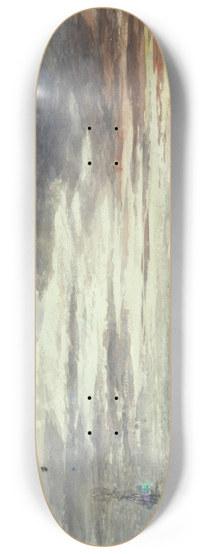 Alfred William Hunt - Waiting for the train 8.25 inch art skate deck Alfred William Hunt - Waiting for the train 8.25 inch art skate deck