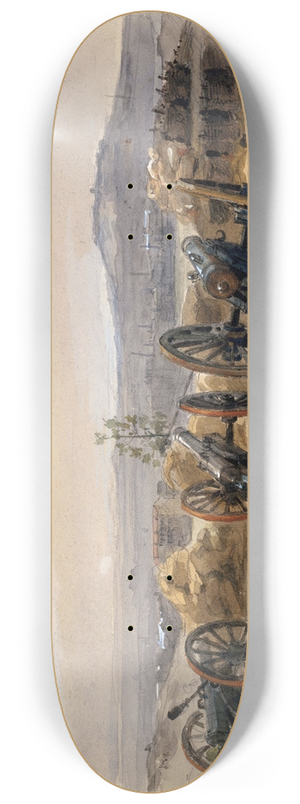 Isidore Pils - Les Buttes-Chaumont. 8.25 inch art skate deck